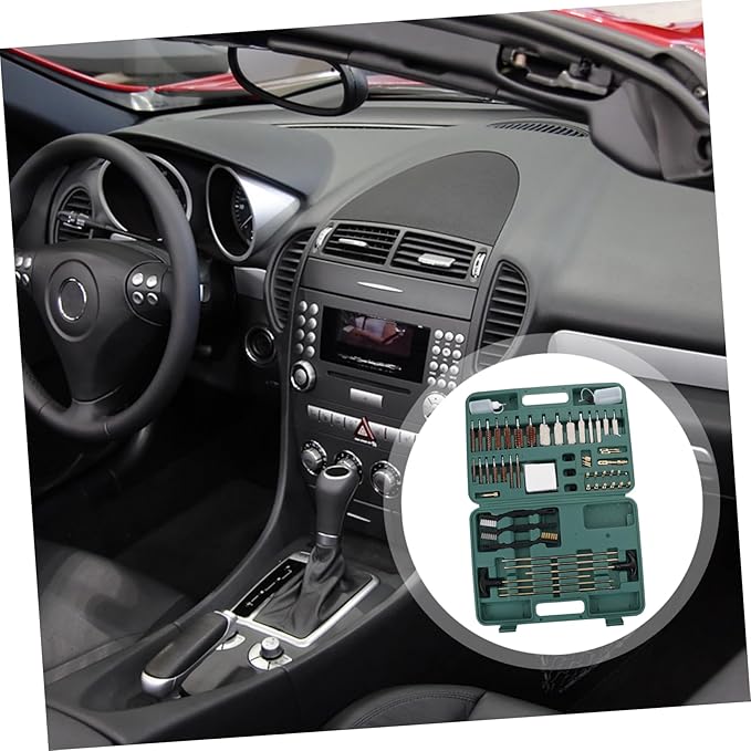 5-Piece Car Cleaning Washing Brush Set Heavy-Duty Auto Tool Kit for Efficient Detailing and Interior Cleaning for Car Enthusiasts and Professional Detailers