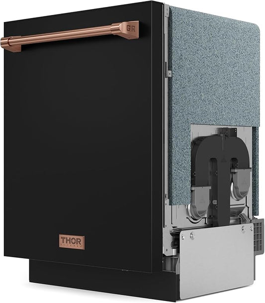 Gordon Ramsay by THOR Kitchen 24 Inch Dishwasher Black/Rose Gold