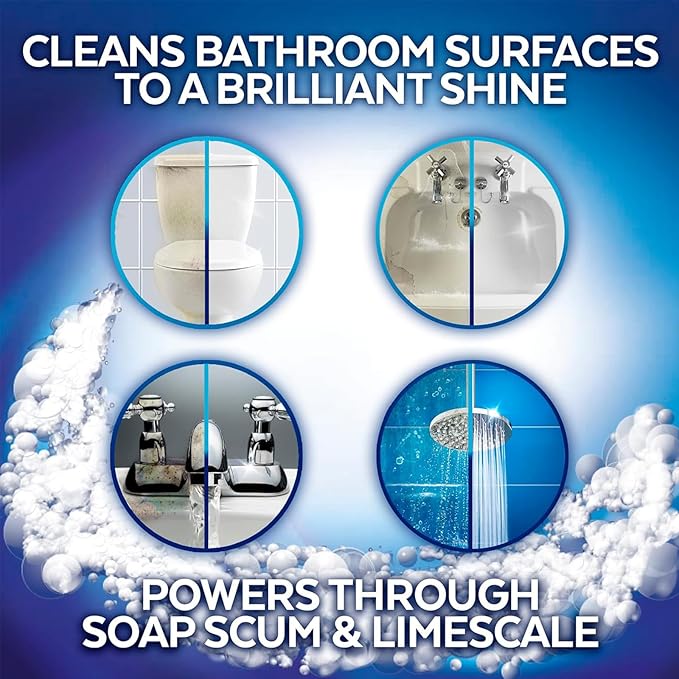 Powerful Toilet Bowl Cleaner ?€? Rapid Stain Remover, Eliminates Limescale & Odors, Fresh Mint Scent, Eco-Friendly Formula, Safe for Pipes & Septic Tanks (1)
