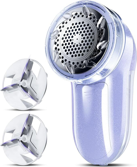 Bymore Fabric Shaver, Lint Shaver, Sweater Shaver for Clothes, Light Purple | Compact one-button design refreshes clothes quickly and fits easily in a bag for home, office or travel by Bymore