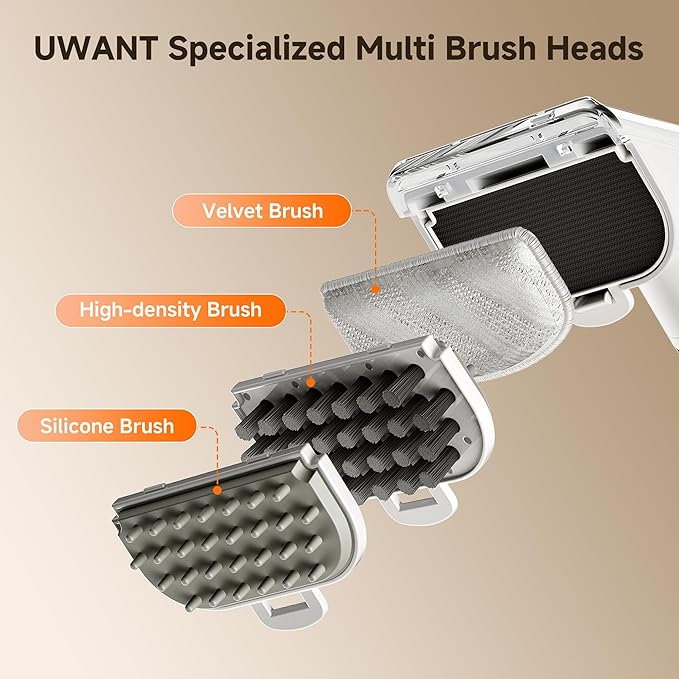 uwant Carpet Cleaner Machine 18Kpa Powerful Suction Upholstery Cleaner for Pet, Portable Carpet Cleaner with Cleaning Tools&Self-cleaning Set of 1 for Spot, Cars,Rug,Furniture
