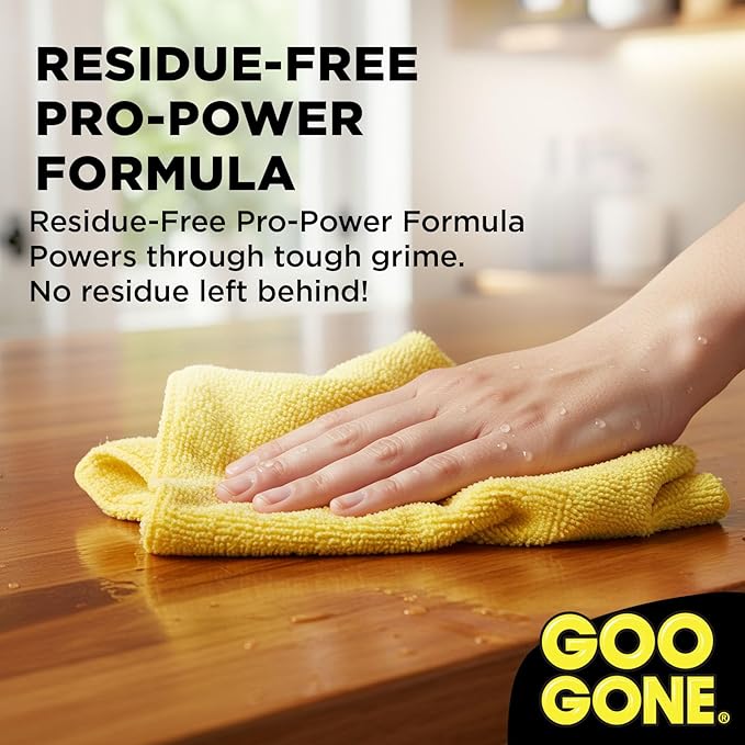 Goo Gone Grease & Grime Cleaner, Multi Purpose Cleaning Paste for Metal, Countertops, Porcelain, Tile, Surface Safe, Removes Gooey Messes, Grease, Rust Stains, Residue Free, 20 oz, Packaging May Vary