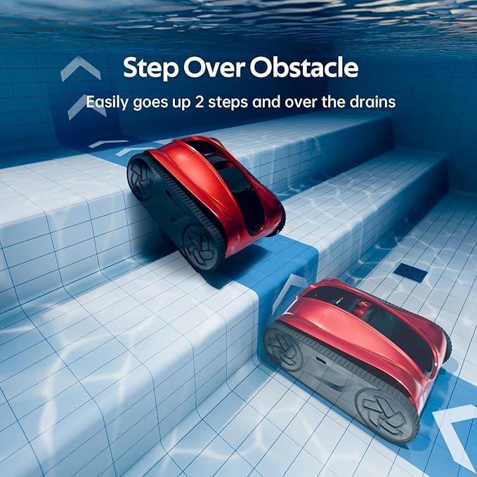 (2025 Upgrade) iGarden Pool Cleaner K Pro, 10H Max Runtime, Cordless Robotic Pool Vacuum for Inground Pools, Touchscreen, Smart Navigation, 200% Turbo Suction, Ultra-Fine Filtration, Auto-Parking