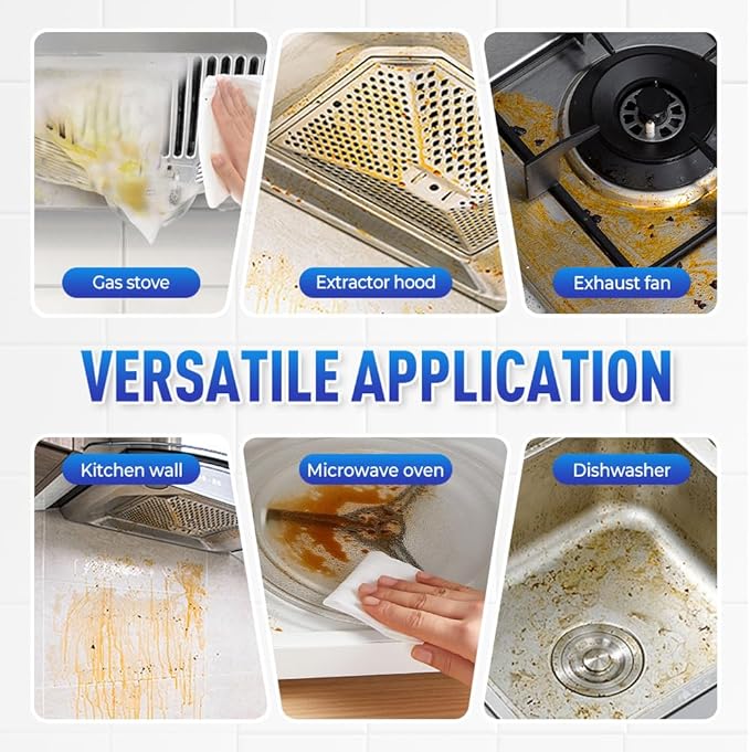 Multifunctional Powerful Kitchen Foam Cleaner, Upgrade Kitchen Degreaser Heavy-Duty Grease Remover for Stove, Fast-Acting All-Purpose Cleaner for Bathroom (3)