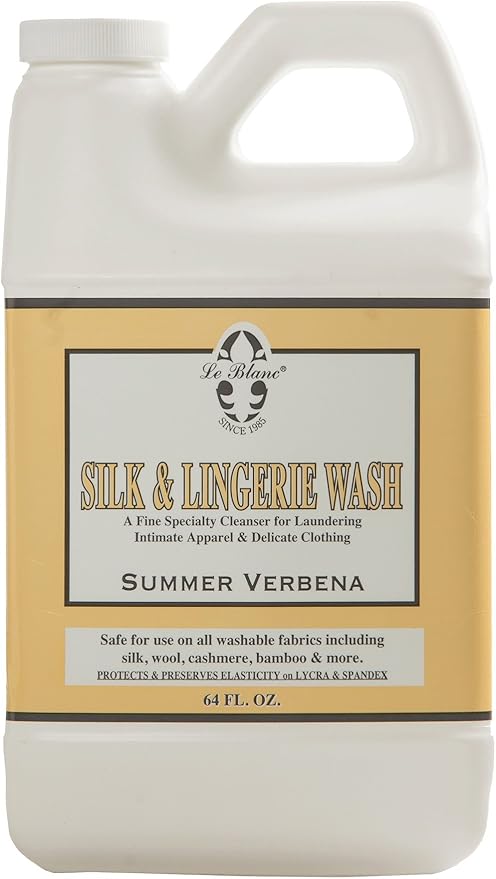 Le Blanc® Summer Verbena Silk & Lingerie Wash – Luxury Laundry Cleanser for Delicates- 64 oz. (1 pack)
