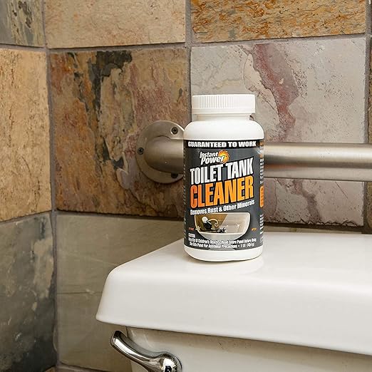 Instant Power Toilet Tank Cleaner ?€? Bathroom Toilet Cleaning Powder, Removes Rust and Other Minerals, No Scrubbing, 16 Oz