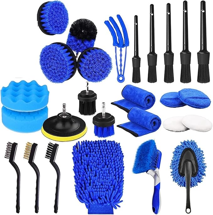 Car Washing and Wiping Splicing Rod mop Cleaning kit(26pieces)