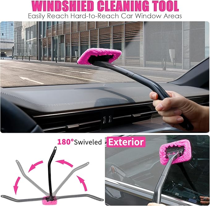 Viewsun 41PCS Car Cleaning Kit, Car Interior Detailing Kit with High Power Handheld Vacuum, Auto Detailing Drill Brush Set, Cleaning Gel, Complete Car Wash Kit Supplies for Deep Cleaning