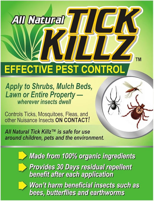 Tick Killz All Natural Pest Control Hose End Spray