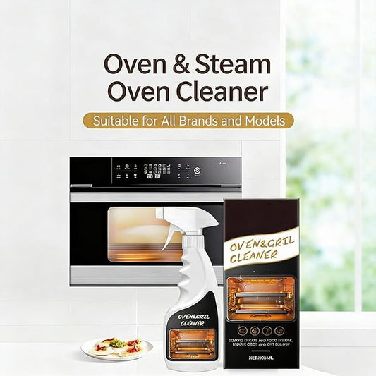 300ml Oven And Grill Cleaner Heavy Duty,Grill Degreaser For Outdoor Grill,Powerful Grease/Carbon/Odor Remover,No Harsh Scrubbing,Multi-Surface Safe,Kitchen Cooking Tools (3, 300ml)