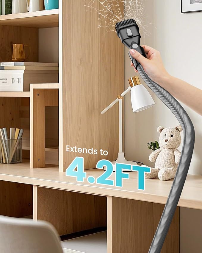 Cordless Vacuum Cleaner for Makita Battery, 7-in-1 Lightweight Stick Vacuum with HEPA Filter, 35KPA Suction, 350W Brushless Motor, 3 Modes for Carpet, Floor, Car (Battery Not Included)