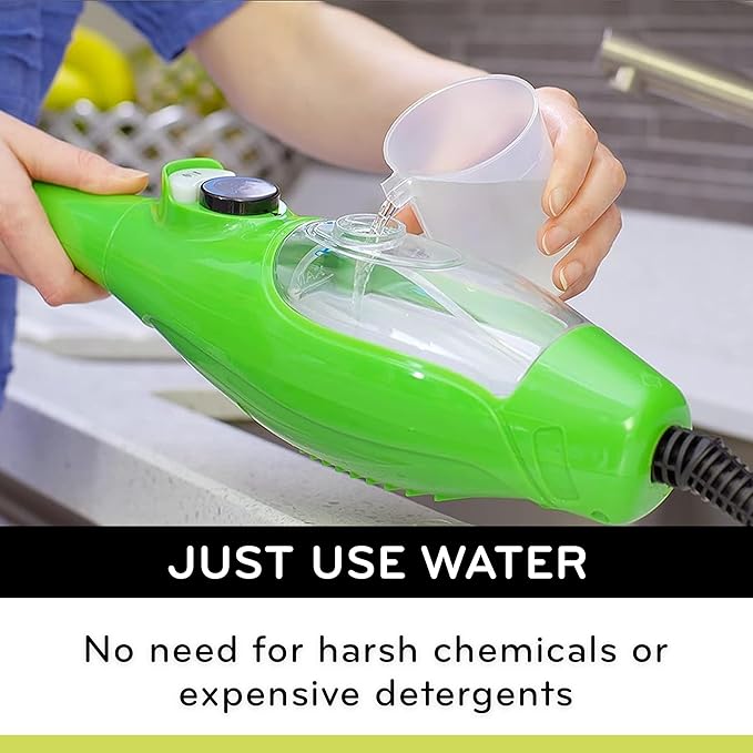 H2O X5 Dual Blast Steam Mop & Handheld Steam Cleaner | 5-in-1 Floor Steamer | Forward-Blast Mop Head for Edges & Tough Messes | Hardwood, Tile & Laminate Cleaner