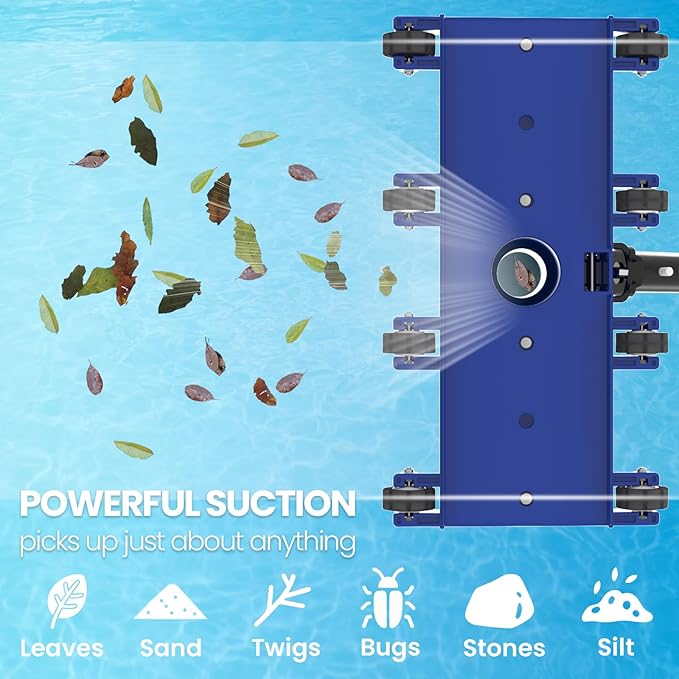 Poolvio Premium Pool Cleaning Kit: Inground & Above-Ground Bundle
