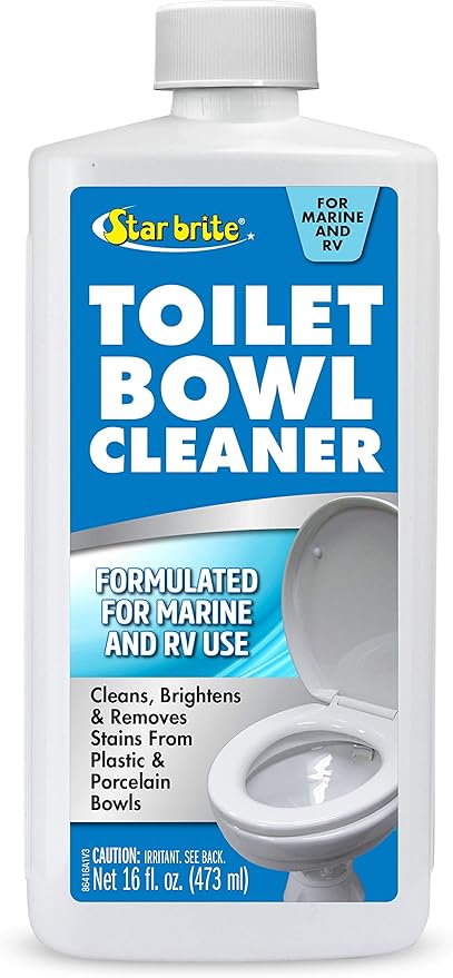 STAR BRITE Toilet Bowl Cleaner - For Boat, RV, Portable Toilets, Removes Stains, Fresh Scent, 16oz (086416)