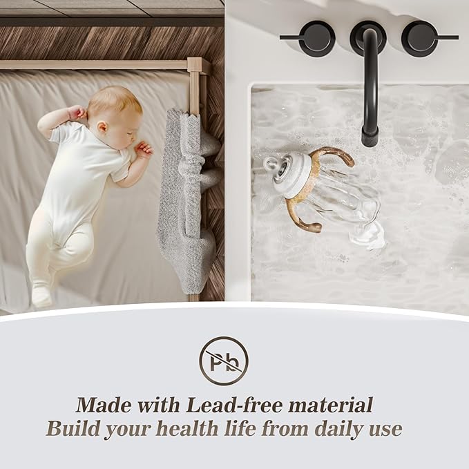 Phiestina Pull Out Sprayer Matte Black 8 Inch Bathroom Sink Faucet, Widespread 2 Handles 3 Hole Pull Down Bathroom Faucet, with Pop Up Drain and Water Supply Line, BF04022-K01-MB