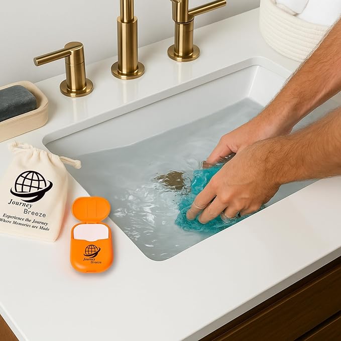 Travel Laundry Detergent Sheets Bundle ?€? 50 Count Hand Wash + 20 Count Machine Wash Laundry Detergent Sheets for Sink Washing in Hotels, Cruises, Camping & Backpacking