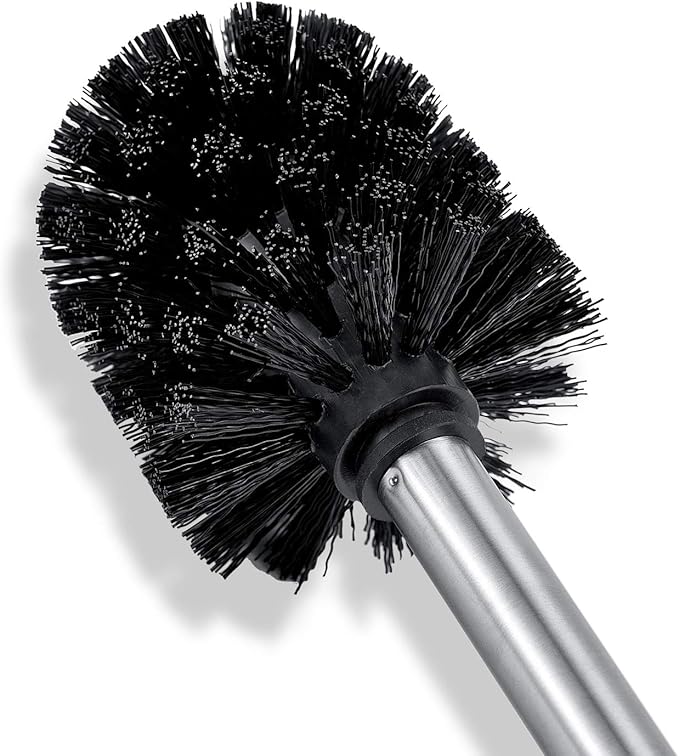 ToiletTree Modern Deluxe Freestanding Bathroom Cleaning Tools (Stainless Steel, Toilet Brush 2 Pack)