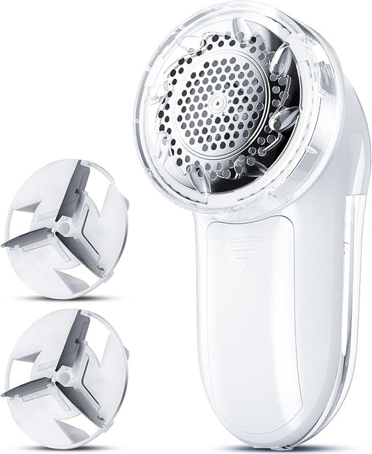 Bymore Fabric Shaver, Lint Shaver, Sweater Shaver for Clothes, Pure White | Compact one-button design refreshes clothes quickly and fits easily in a bag for home, office or travel by Bymore