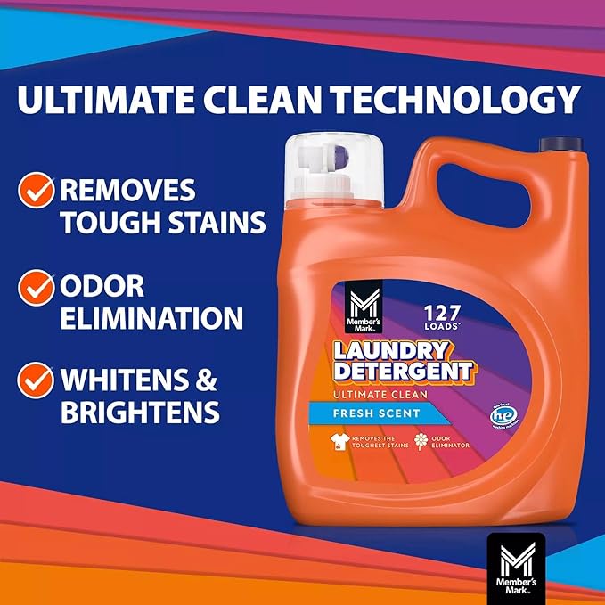 Member's Mark Ultimate Clean Liquid Laundry Detergent (196 oz, 127 loads)