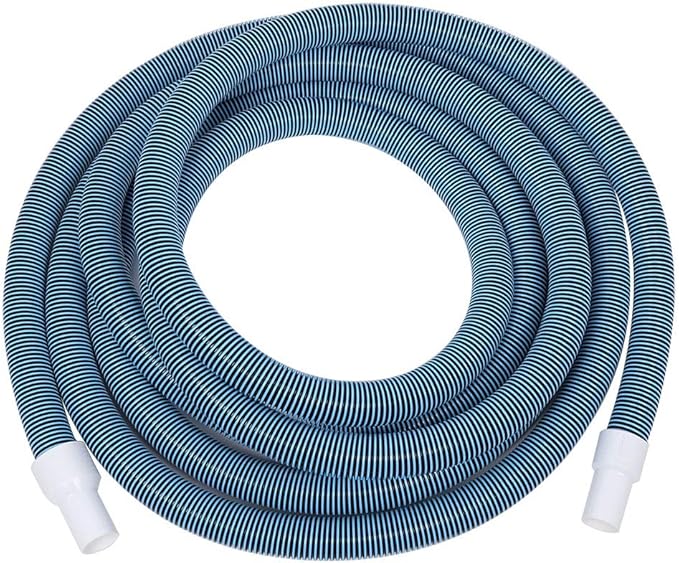 Swimming Pool Hose Vacuum Suction 15m Premium Floating Wavy Design Heavy Duty Plastic Pool Cleaning Tool for Outdoor Bubble Hot Spring SPA Bath Small Swimming Pools