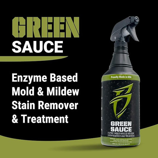 Boat Bling Green Sauce Enzyme-Based Stain Remover for Boat Interiors and Exterior, 32 oz.