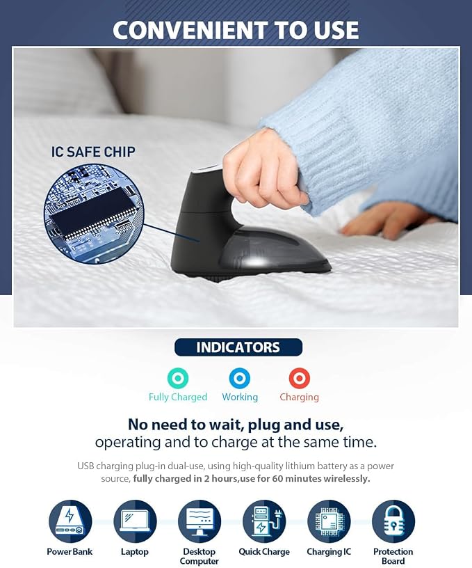 Bymore Fabric Shaver, Lint Shaver, Sweater Shaver for Clothes, Black | Large 65mm head and six-leaf blades cover more area in fewer passes for fast, even care on sweaters, couches and furniture - Image 7