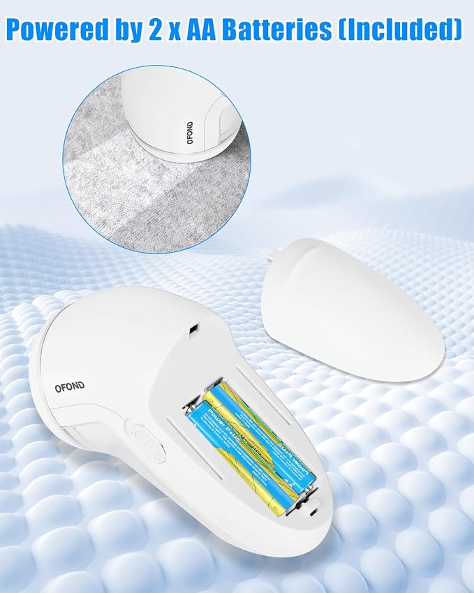 Lint Remover for Clothes,Fabric Shaver with Battery,Sweater Defuzzer | Quick and Easy Remove Pills,Lint Balls,Fuzz of Clothing Pants Socks Couch Pillows Blankets, Portable Lint Shaver - Image 4