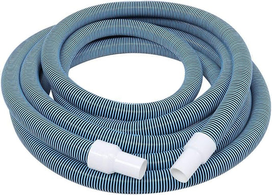 Swimming Pool Hose Vacuum Suction 15m Premium Floating Wavy Design Heavy Duty Plastic Pool Cleaning Tool for Outdoor Bubble Hot Spring SPA Bath Small Swimming Pools