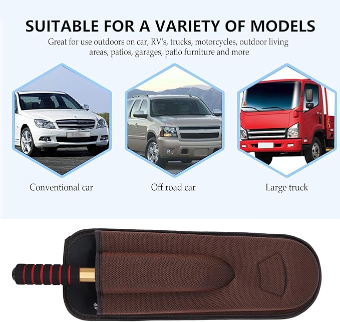 Retractable Car Waxing Brush and Mop Set with Cotton Wire Head, Auto Cleaning Brush for Exterior and Interior Car Care, White Handle for Convenient Vehicle Detailing and Dust