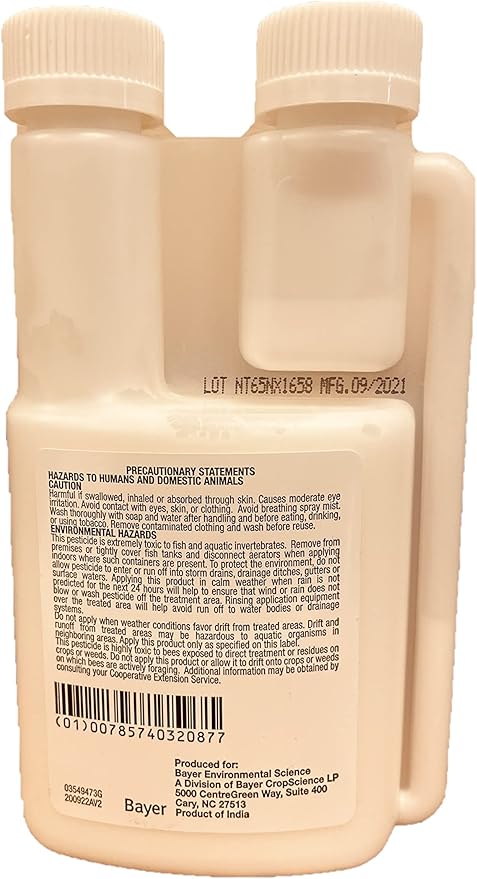 Tempo SC Ultra by Bayer: Broad-Spectrum Insecticide, 11.8% Beta Cyfluthrin for Fast Knockdown & Long-Lasting Control, 240ml.