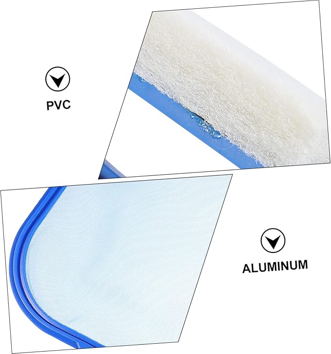 Milisten 2sets Pool Cleaning Tools Accessories Net Sponge Brush Portable for Effortless Leaf Removal and Pool Maintenance for Fish Tank Water Change