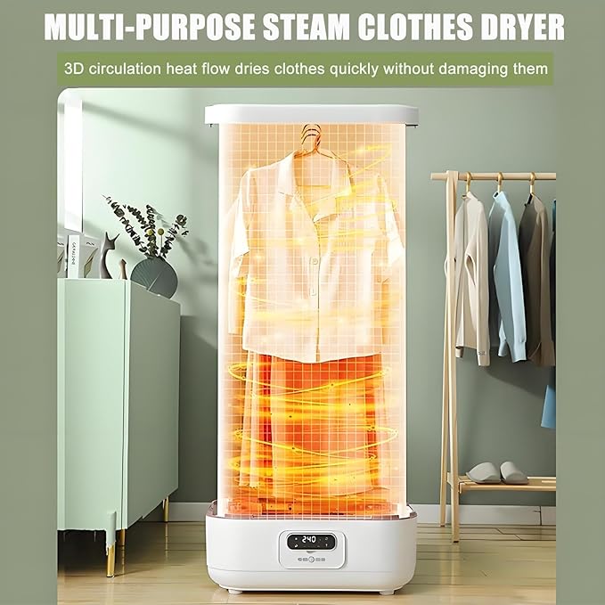 Upgraded Garment Steamers - Vertical Steam Iron 900w Automatic Wireless/Steam Closet/Folding Clothes Machine, Control Electric Clothes Drying Rack,for Clothes & Fabric