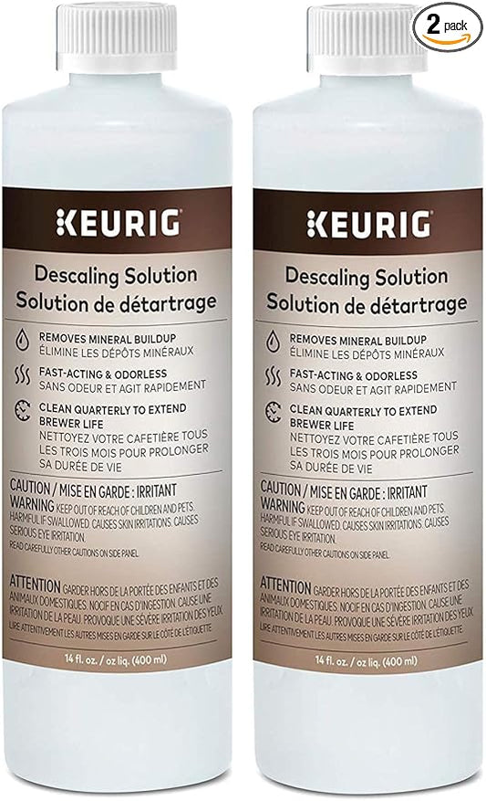 Keurig Descaling Solution Brewer Cleaner, Includes 28 oz. Descaling Solution, Compatible with Keurig Classic/1.0 & 2.0 K-Cup Pod Coffee Makers (28 Oz)
