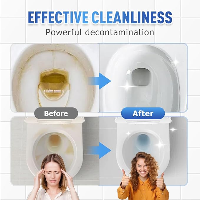 2025 Upgraded Foam Toilet Cleaner, New Powerful Toilet Bowl Cleaner, Advanced Bathroom Cleaner for Home, Powerful Instant Bowl Cleaners for Toilets Squatting Pans (3)