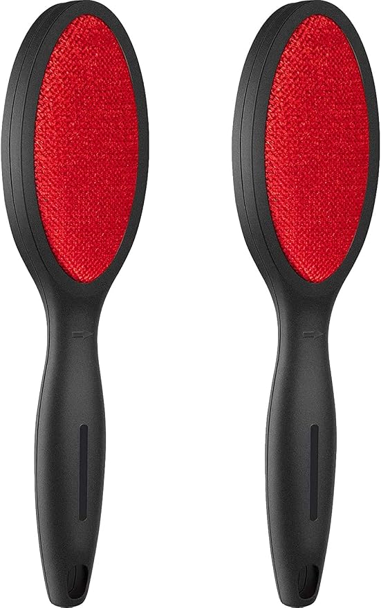 Lint Brush Lint Remover Lint Brushes for Clothes - Dual Sided Reusable Pet Hair Remover for Clothes Sheet Carpet Furniture Fabric, 2 Count by FeekeContourGaugeTools