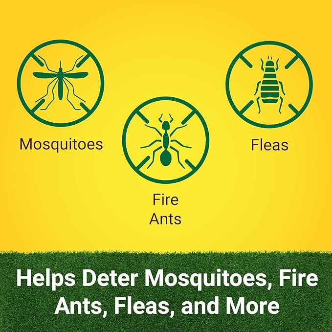 NatureShield Insect and Pest Repellent, Outdoor Bug Repellent for Patio and Lawn, Use with Irrigation Feeder System, Pump or Hose End Sprayer, 64 Fl Oz, 4 Pack