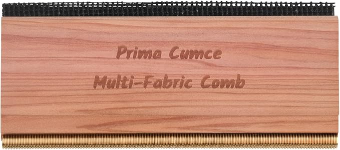 Cashmere Comb ?€? 100 x 44 x 10mm Multi-Fabric Shaver for Clothing ?€? Durable Cedar Wood Comb with Metal Pick ?€? Easy to Use and Portable Fiber Cloth Pilling Remover Ideal for Sweaters, Fuzz by PrimaCumce