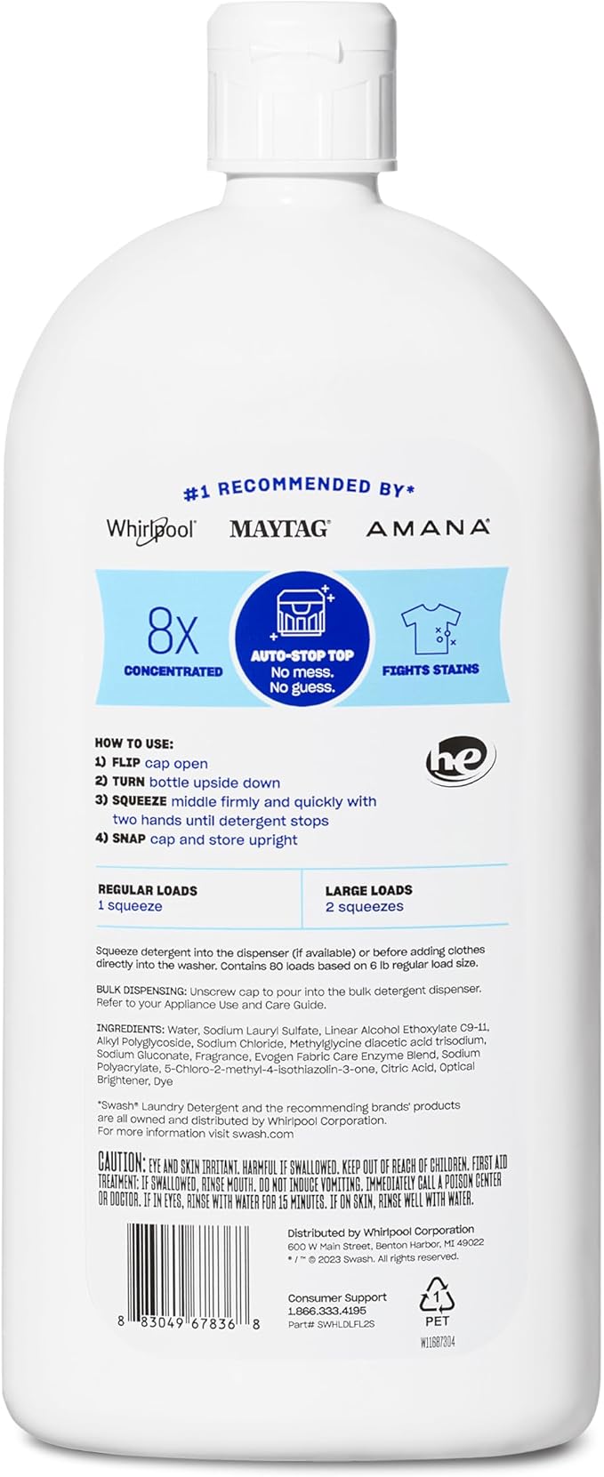 Swash?? Smells Like Clean Laundry HE Ultra-Concentrated Liquid Laundry Detergent