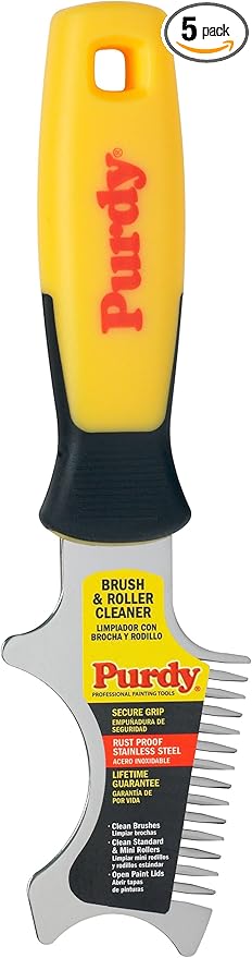 Purdy 14A900520 Cleaning Tool Contractor Brush & Roller Cleaner High Carbon Steel Blade (Case of 5)
