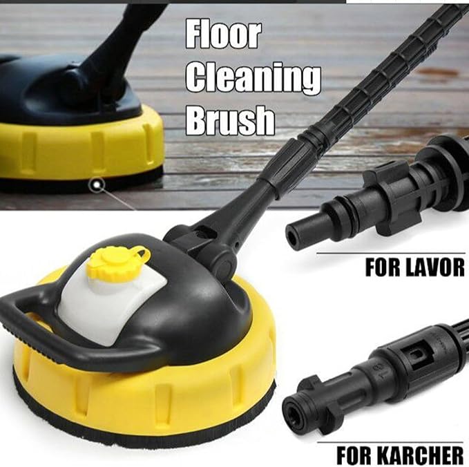 Pressure Washer - Patio Cleaner Cleaning Tool with Adapter, High-Efficiency Power Washing Accessory, Heavy-Duty Outdoor Equipment | Multipurpose Attachments for Driveways Sidewalks Yards