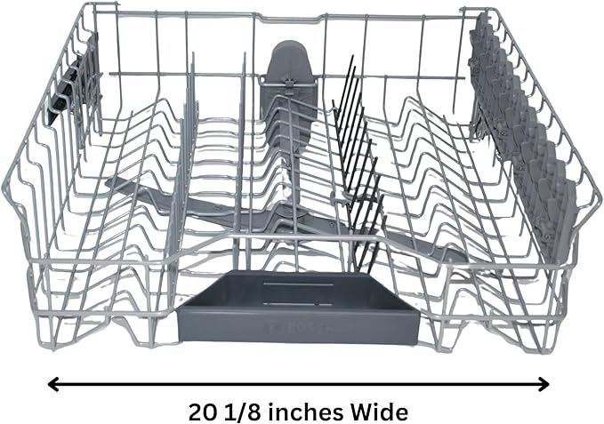 New 20001992 Dishwasher Complete Upper Cutlery Rack Replacement with 20001986, 20000175 Made for Bosch and Thermador. Fits Select ADA Compliant Models Only!