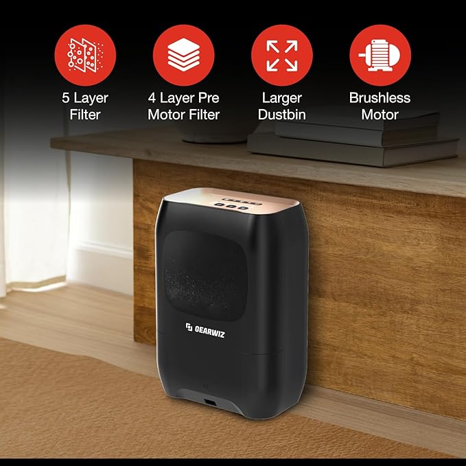 Touchless Automatic Electric Vacuum Dustpan with Nozzle Attachment – Hands-Free, Multi-Mode Floor Cleaner for Professional Use