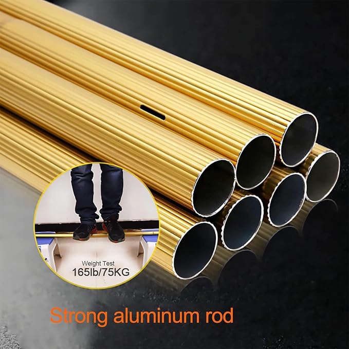 Extendable Window Cleaning Pole Aluminium Alloy Telescopic Cleaning Brush Water Fed Window Cleaning Kit Solar Panel Cleaning Equipment Roof Cleaning Tools,5.4m