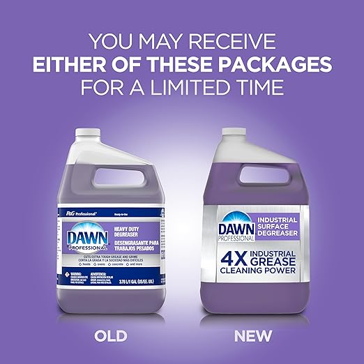 Dawn Professional Heavy Duty Liquid Degreaser, Pine Scent, 1 gal., 3/Carton (04852)