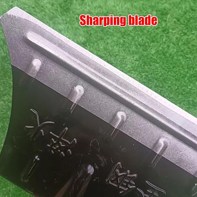 Snow Shovel - 13.3 Inch Portable Flat Ice Chopper and Scraper, Compact and Easy to Handle, Heavy Duty Tool for Driveway, Walkway, Garden, Outdoor Cleaning, Floor, Grass, Snow, Ice Removal
