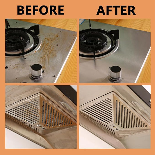 500ML Heavy Oil Cleaner Stain, Effective Multi-Purpose Cleaner with Spray,Clean Kitchen Up Oil Stains,All Purpose Grease Cleaning Heavy Duty,Grease Remover Kitchen for Multi-Surface Cookware (1PCS)