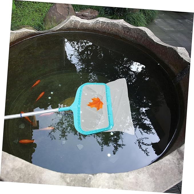 Swimming Pool Leaf Skimmer Net Pool Cleaning Tool for Efficient Maintenance of Spas Fountains Ponds and Sturdy Design