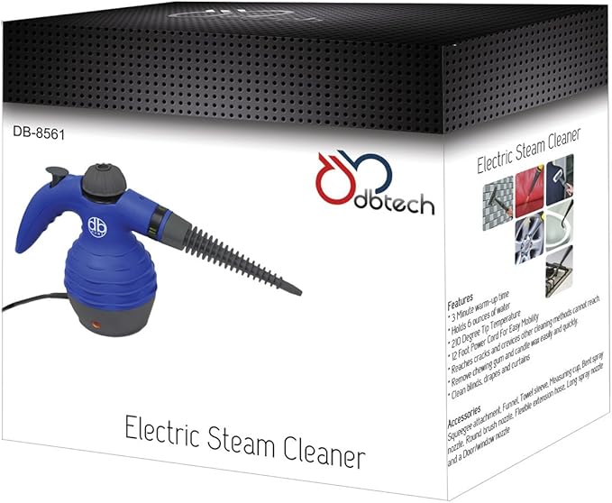 DBTech Handheld Multi-Purpose Pressurized Electric Steam Cleaner