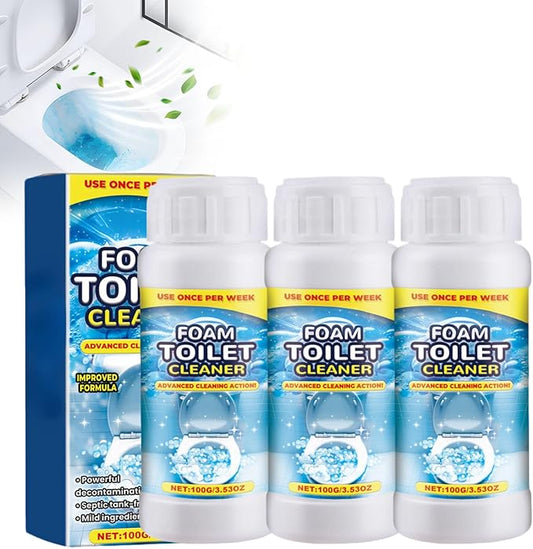 2025 Upgraded Foam Toilet Cleaner, New Powerful Toilet Bowl Cleaner, Advanced Bathroom Cleaner for Home, Powerful Instant Bowl Cleaners for Toilets Squatting Pans (3)