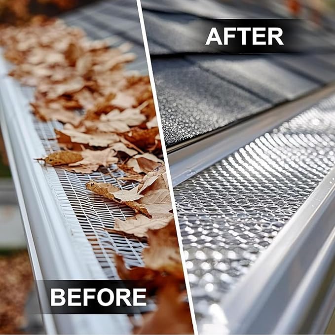 Gutter Cleaning Tools, Long Pole Gutters Cleaning, Roof Gutter Cleaner for Garden, Ditch, Villas from The Ground for Removing Leaves Debris